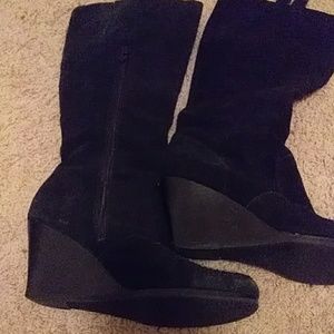 Tatum Wedge suede Boots